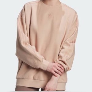 Oversized, Light pink Adidas Originals crew neck